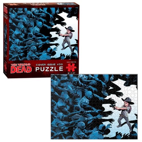 The Walking Dead 550 Piece Puzzle Cover Issue #50 Free Shipping USAopoly 