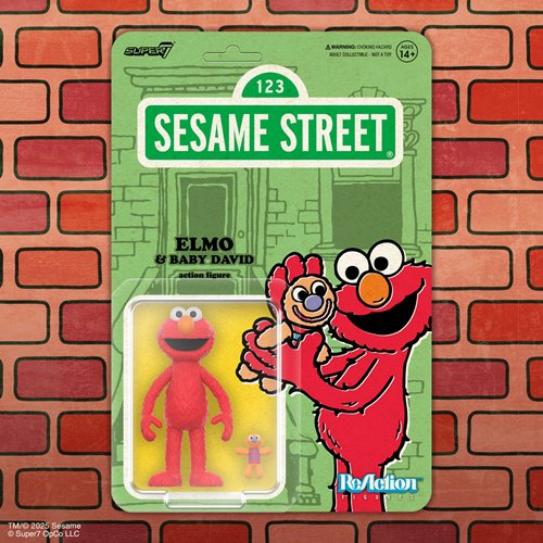Sesame Street Elmo 3 3/4-Inch ReAction Figure