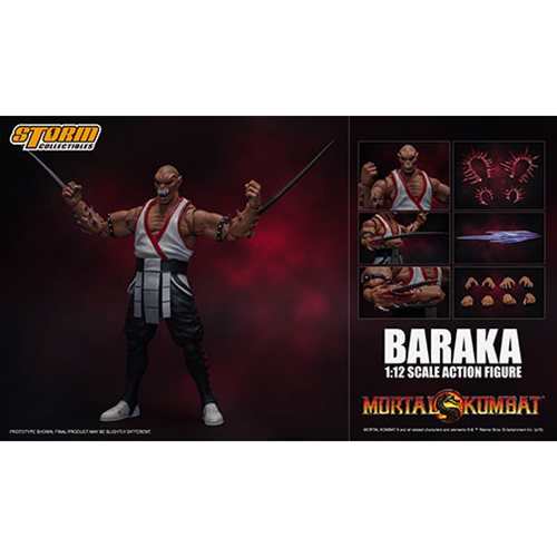 Mortal Kombat VS Series 1/12 Scale Baraka Official Images & Info