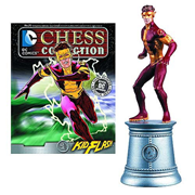DC Superhero Kid Flash White Knight Chess Piece with Collector Magazine