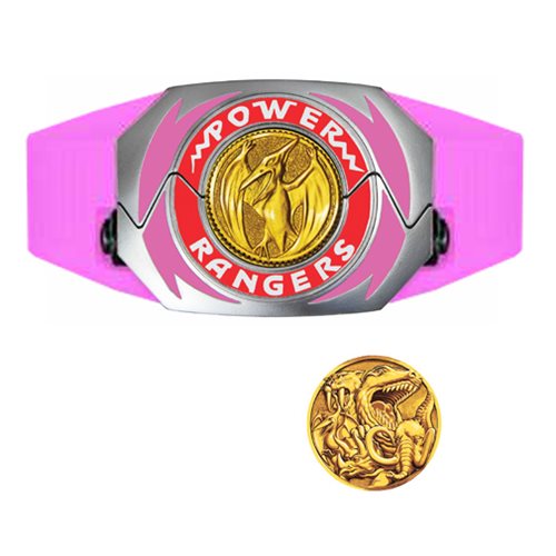 Pterodactyl Keyring MMPR Mighty Morphin Power Rangers Pink Ranger Keychain Kimberly, Morpher Power Coin Handmade Leather