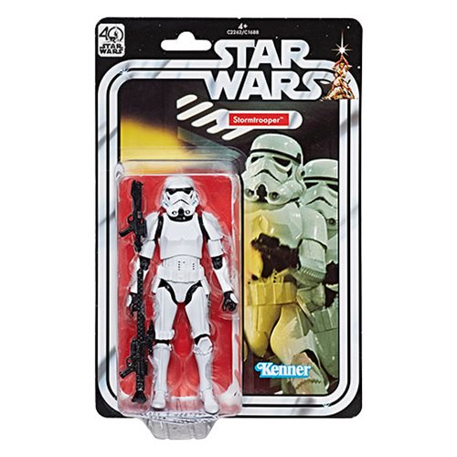Star Wars Black Series 40th Anniversary Stormtrooper Figure, Not Mint