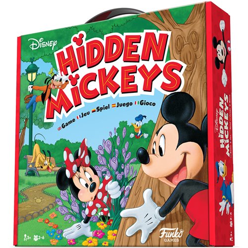Disney Hidden Mickeys Game Alternate Languages Edition - English / French / Deutsch / Espanol / Italiano Edition