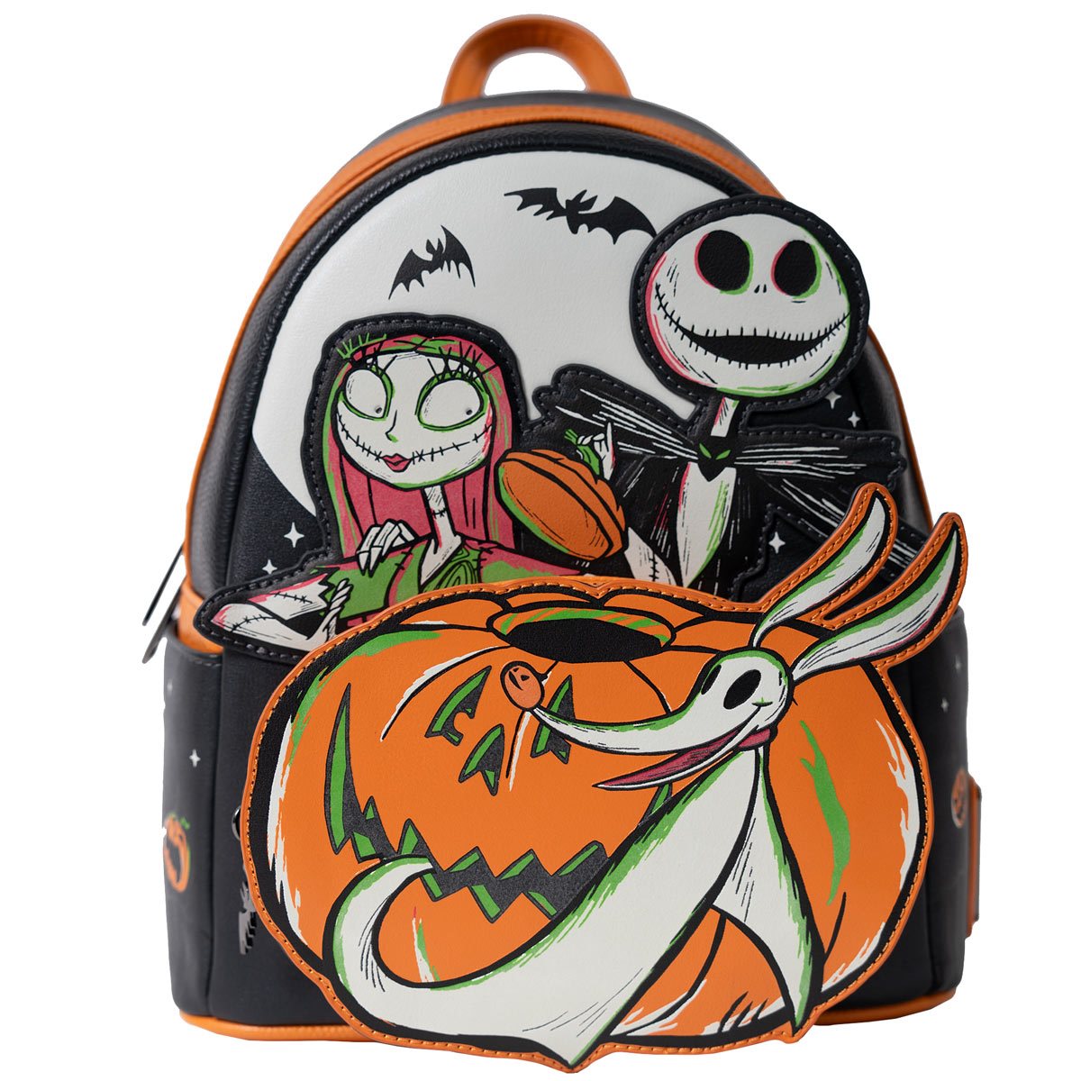 The Nightmare Before Christmas Disney 100 Glow-in-the-Dark Mini-Backpack - Entertainment Earth Exclusive