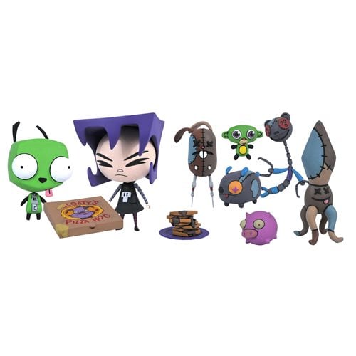 Invader Zim Series 1 Deluxe Gir in Dog Disguise and Gaz Action Figure 2-Pack