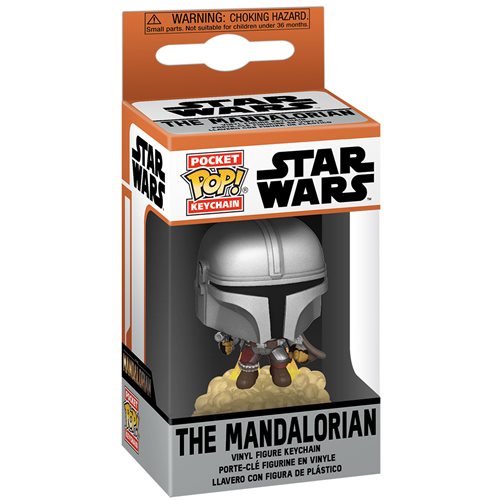 Star Wars: The Mandalorian with Blaster Pocket Pop! Key Chain