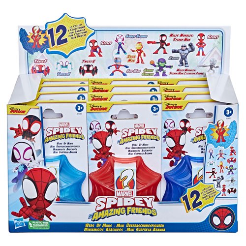 Spidey and His Amazing Friends Webs Up 2 1/2-Inch Mini-Figures Wave 1 Case of 12