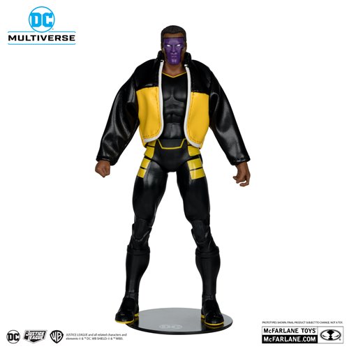 DC McFarlane Collector Edition Wave 11 #38 Mr. Terrific JSOA Red Platinum Edition 7-Inch Scale Actio
