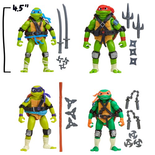 Tales of the Teenage Mutant Ninja Turtles Mix N Match Turtles Action Figure 4-Pack