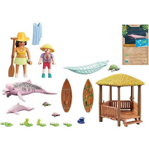 Playmobil 71143 Wiltopia Paddling Tour with River Dolphins