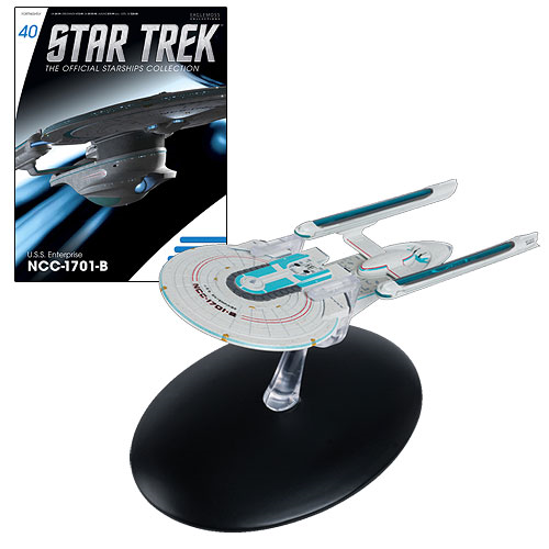 Star Trek Starships USS Enterprise NCC-1701B Vehicle with Collector Magazine
