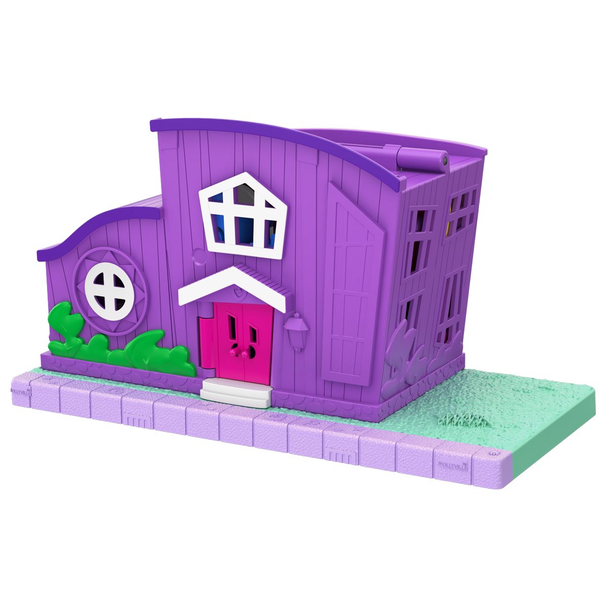 Polly Pocket Pollyville Diner Set with 4 Floors 2 Dolls & 5 Accessories 