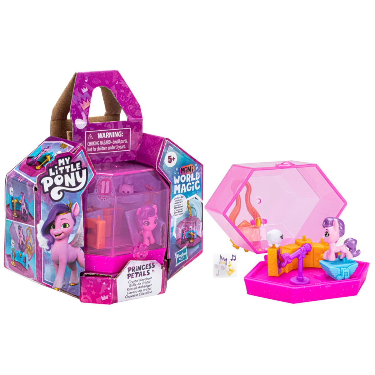 My Little Pony Mini World Magic Crystal Keychain Princess Pipp Petals ...