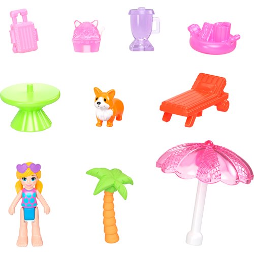Polly Pocket Kitty Popsicle Resort Compact Playset