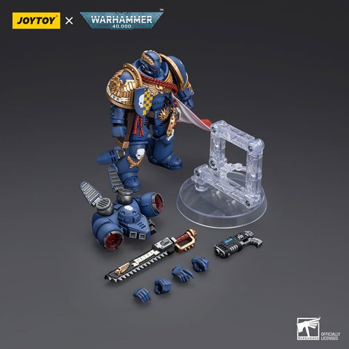 Joy Toy Warhammer 40,000 Ultramarines Captain with Jump Pack 1:18 Scale Action Figure