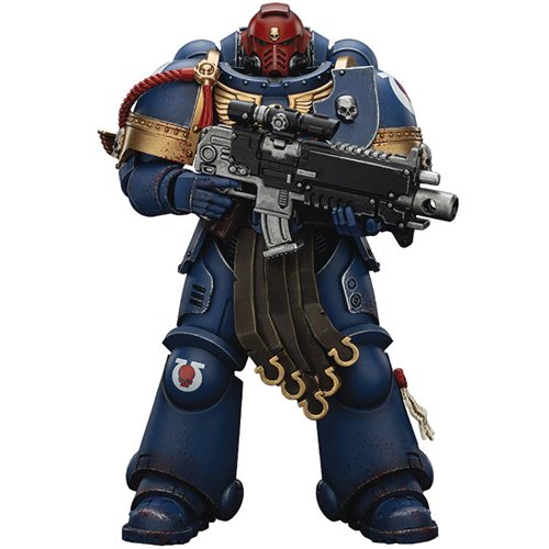 Joy Toy Warhammer Space Marine II Ultramarines Sergeant Gadriel Collectors Edition 1:18 Scale Action Figure