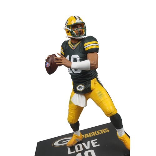 NFL SportsPicks 2024 Wave 1 Green Bay Packers Jordan Love 7-Inch Scale Posed Figure Case of 6