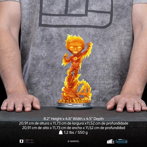The Fantastic Four: First Steps Human Torch MiniCo Vinyl Figure