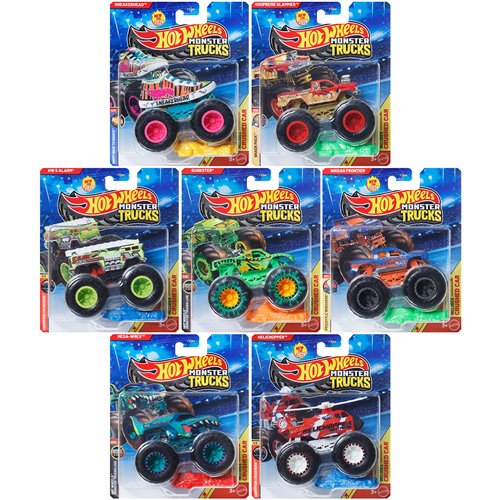 Hot Wheels Monster Trucks 1:64 Scale Vehicle 2026 Mix 3 Case of 8