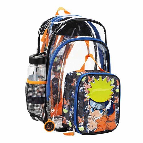 Naruto Uzumaki Clear Youth Backpack 5-Piece Set