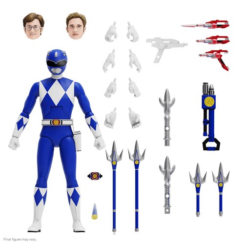 Power Rangers Ultimates Blue Ranger 7-Inch Action Figure