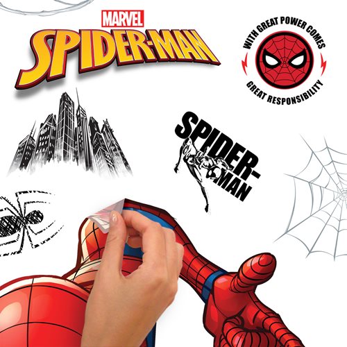 Spider-Man Growth Chart Giant Peel and Stick Wall Decals