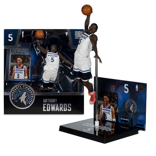 NBA McFarlane's SportsPicks Minnesota Timberwolves Anthony Edwards 7-Inch Posed Figure