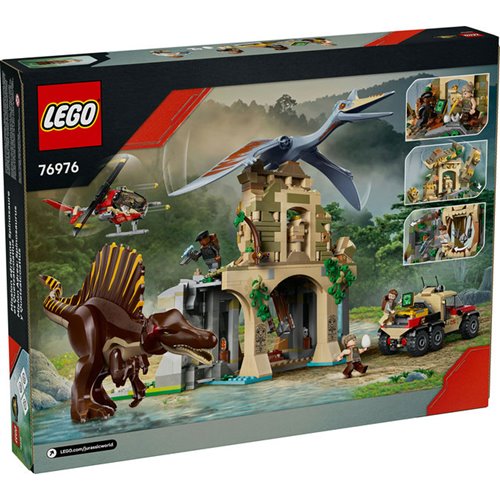 LEGO 76976 Jurassic World Spinosaurus & Quetzalcoatlus Air Mission