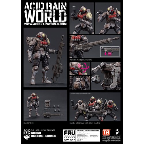 Acid Rain Norinu Machine-Gunner 1:18 Scale Action Figure