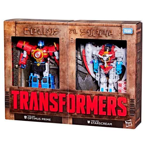 Transformers Timelines Hearts of Steel Comic Edition Optimus Prime and Starscream