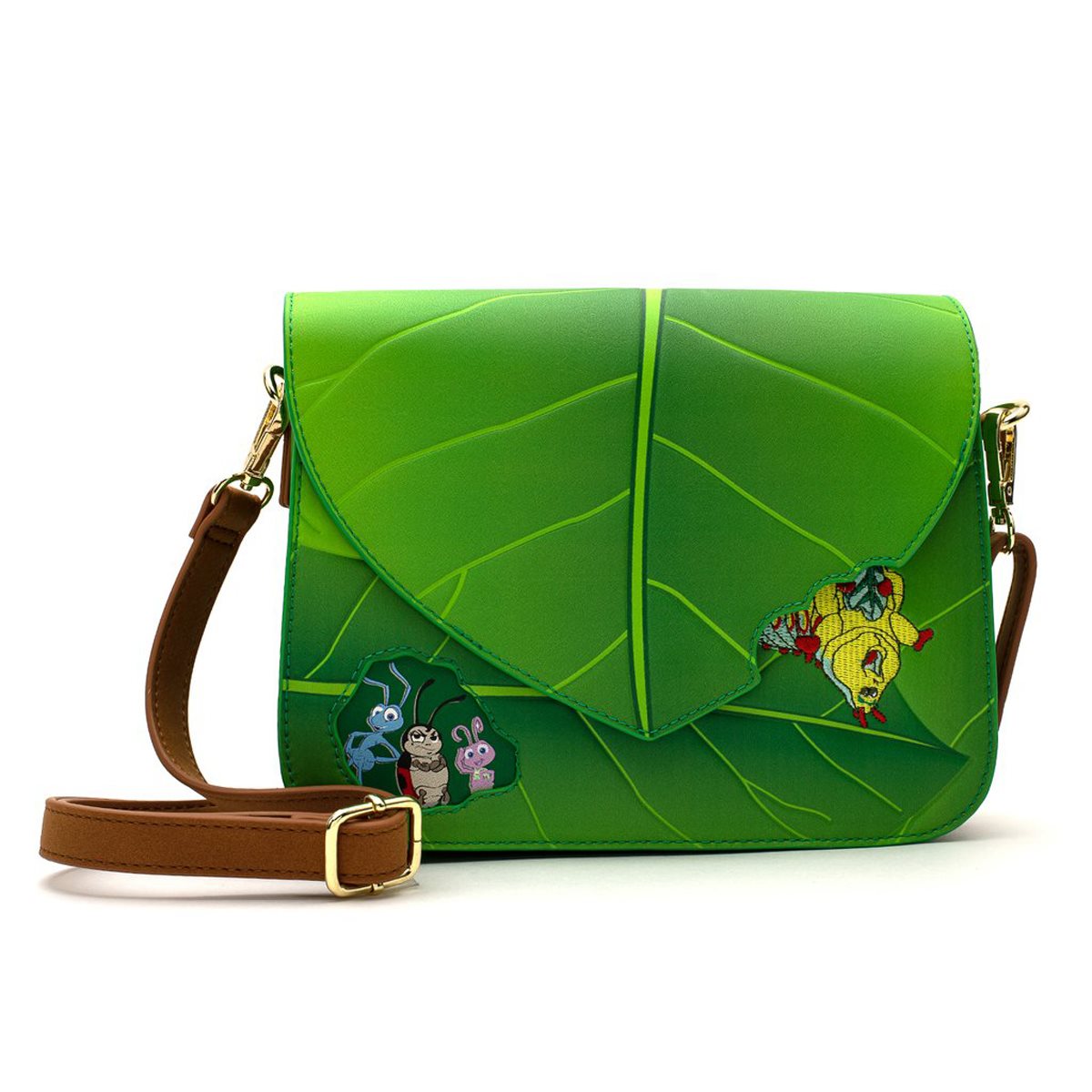 green crossbody purse