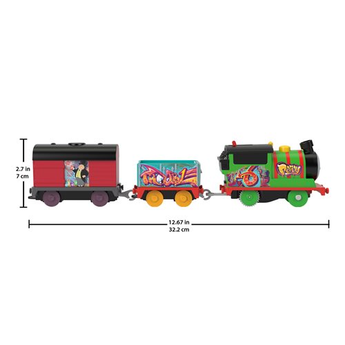 Thomas and Friends Graffiti Percy Motorized Engine Vehicle