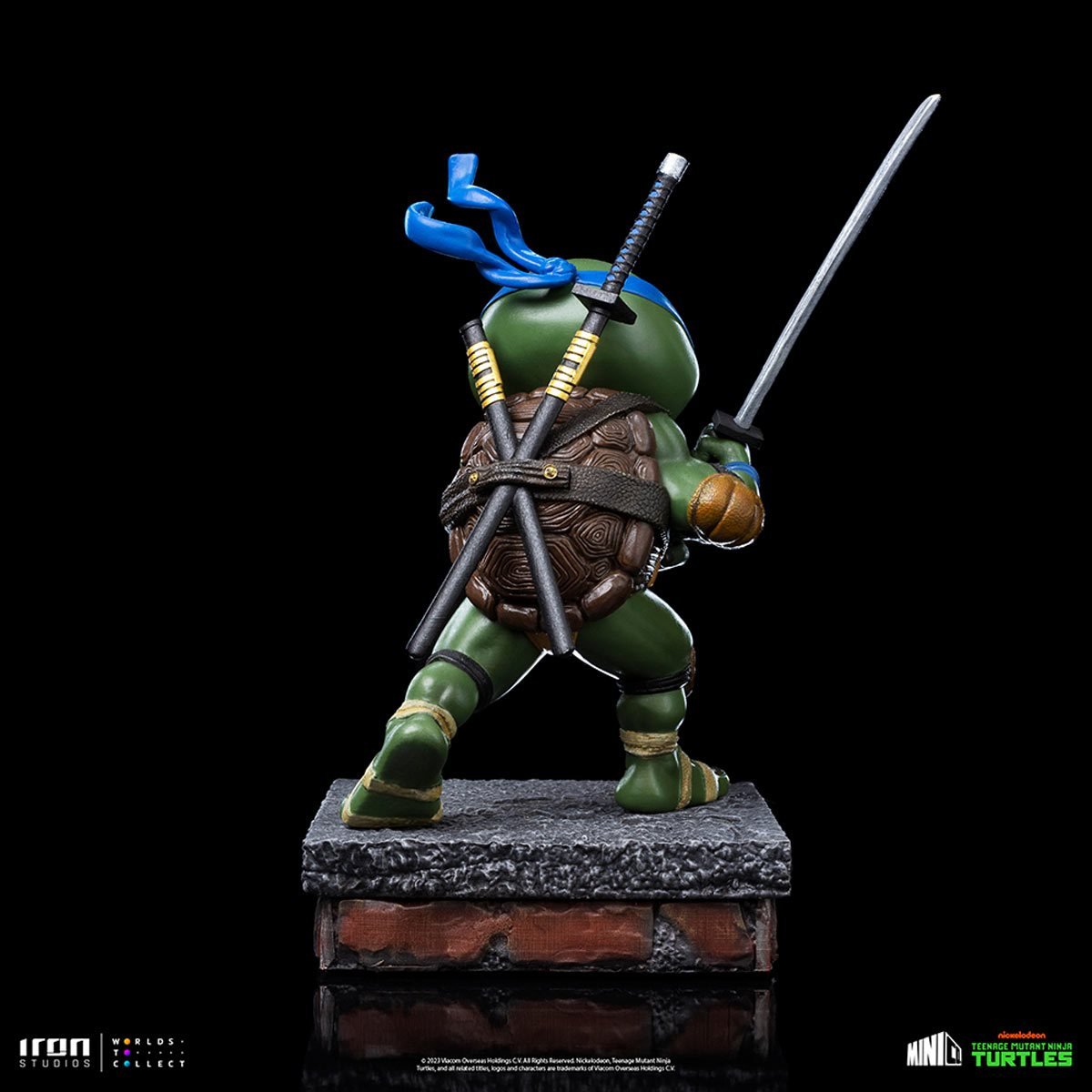 Action Figures Tmnt Minico Iron Studios Leonardo Michelangelo