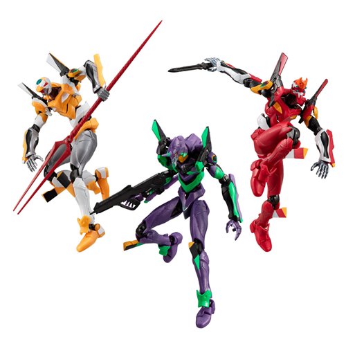 Neon Genesis Evangelion EVA Frame DX Rebuild Metallic Model Kit Case of 3