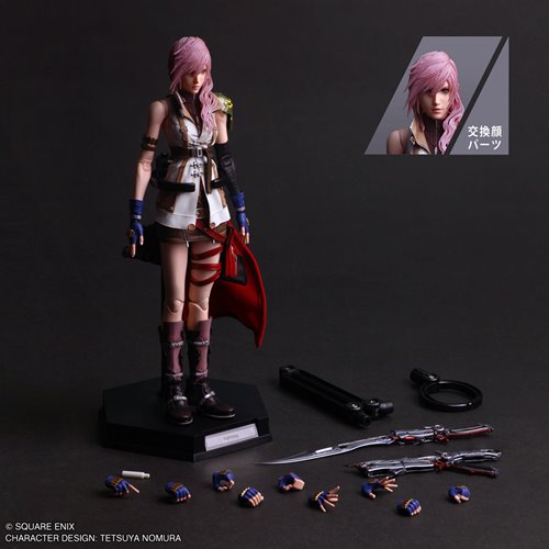 Final Fantasy XIII Lightening Play Arts Shin Action Figure