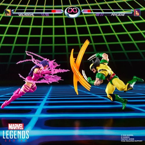 X-Men Marvel Legends Series Wolverine vs Psylocke 6-Inch Action Figures