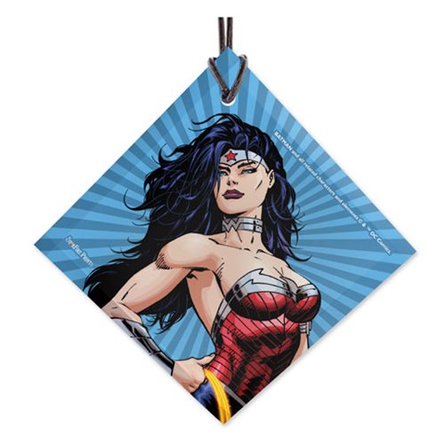 DC Comics Justice League Wonder Woman Animated StarFire Prints Hanging Glass Ornament