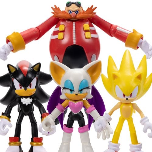 Sonic the Hedgehog 4-Inch Action Figures with Accessory Wave 8 Case of 6