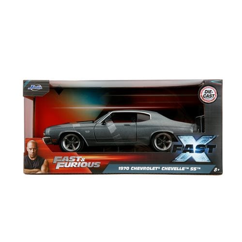 Fast and the Furious Fast X Dom's 1970 Chevrolet Chevelle SS 1:24 Scale Die-Cast Metal Vehicle