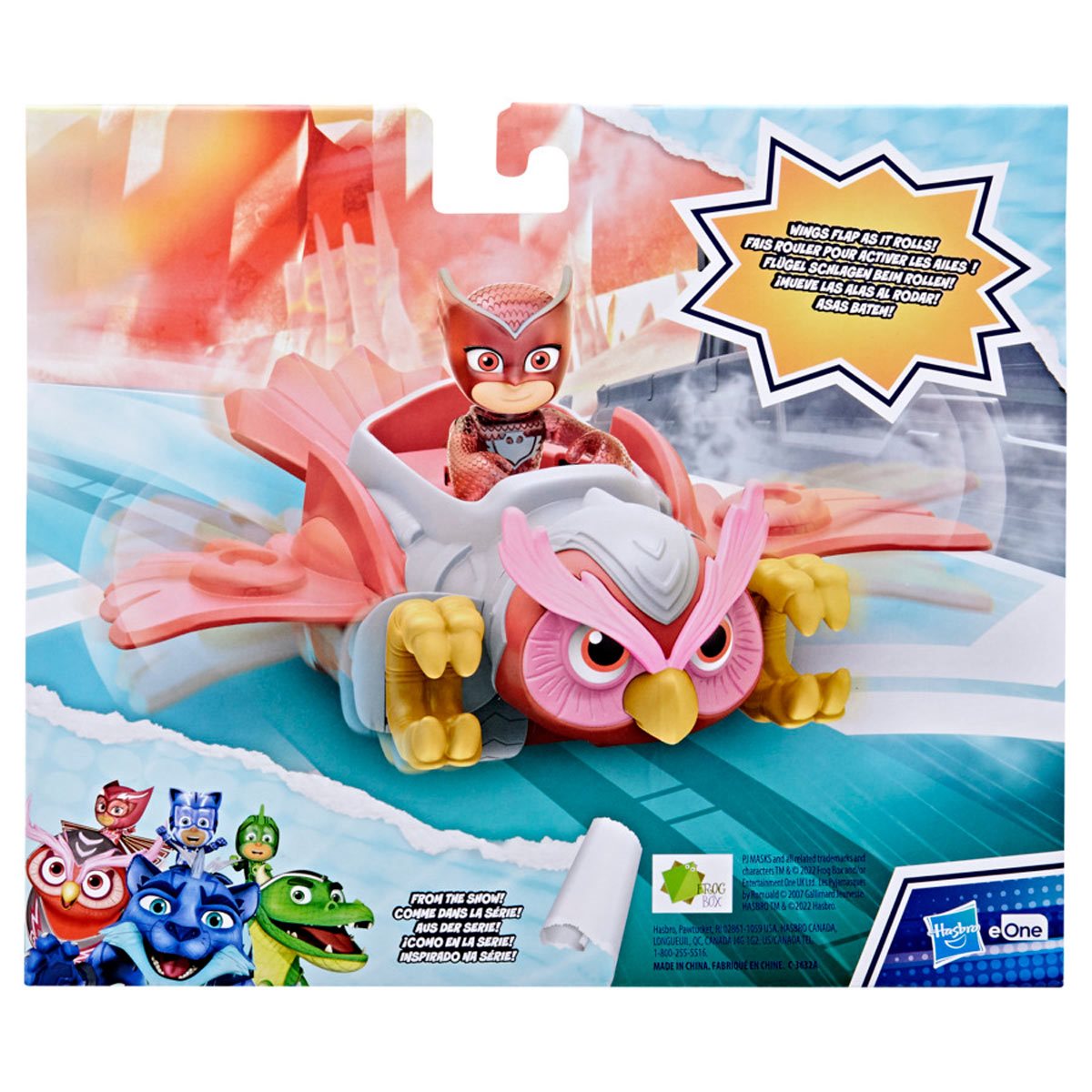 Hasbro PJ Masks Gekko Animal Rider - Set Veicolo Deluxe Power Lizard Con Action Figure Gekko, Giocattolo Per Bambini 3+ Anni