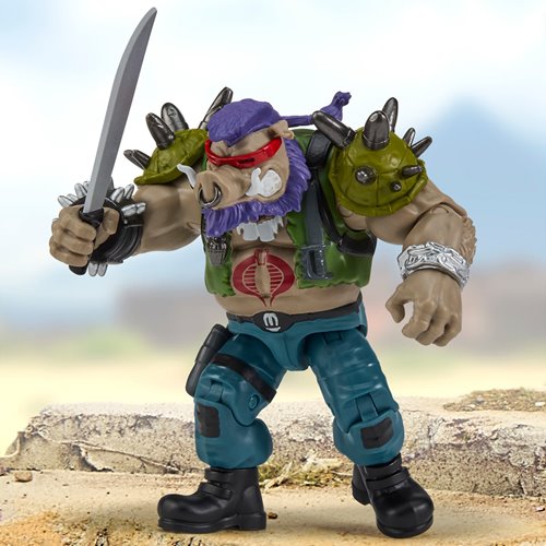 TMNT x G.I. Joe Bebop Dreadknocker Action Figure