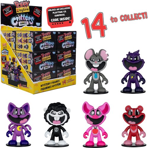 Poppy Playtime Series 1 Critter 2 1/2-Inch Mini-Figure Blind Box Case of 12