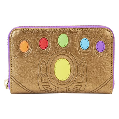 Avengers Shine Thanos Gauntlet Zip-Around Wallet