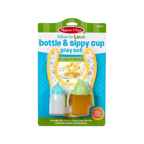 Melissa & Doug Mine to Love Bottle & Sippy Cup Play Set
