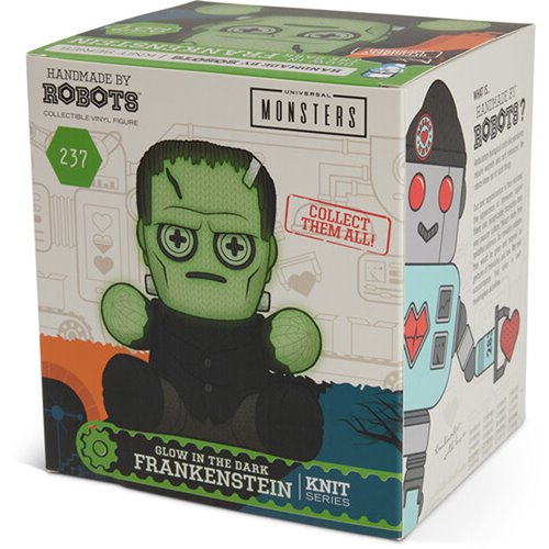 Universal Monsters Frankenstein #237 Limited Edition Glow-in-the-Dark Handmade By Robots Vinyl Figur