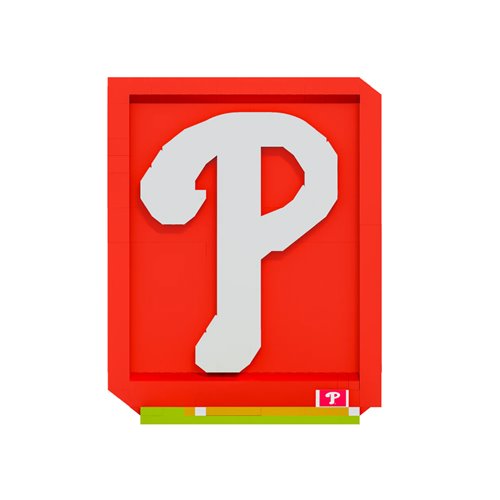 Philadelphia Phillies Logo Building Block Model