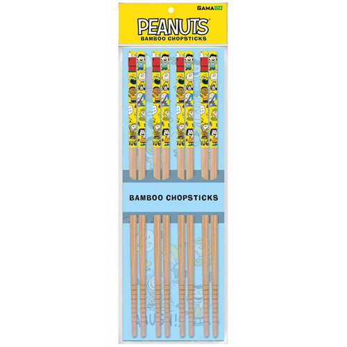 Peanuts Characters Bamboo Chopsticks Set of 4