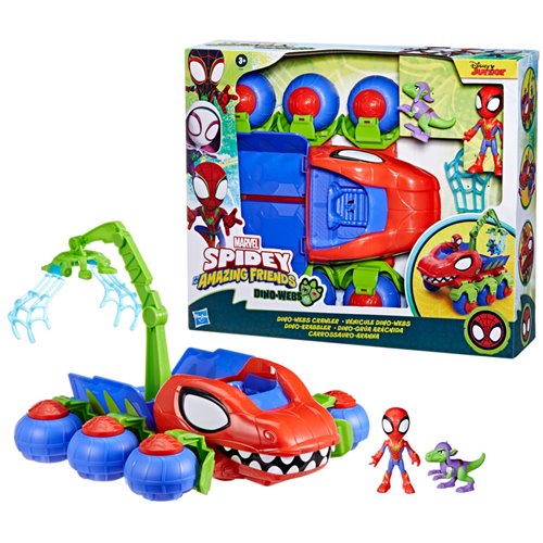Spidey and His Amazing Friends Dino-Webs Crawler Toy Car Playset