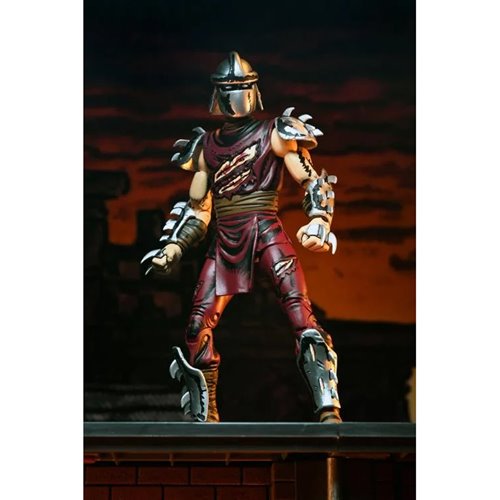 Teenage Mutant Ninja Turtles Mirage Comics Battle Damaged Shredder Classic Colors 7-Inch Scale Actio