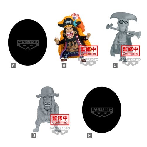 One Piece Trafalgar Law vs Blackbeard Pirates World Collectable Mini-Figure Case of 12